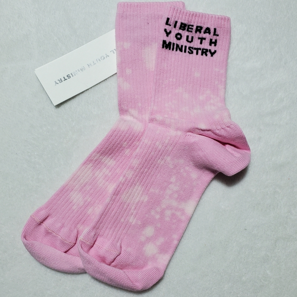 NWT Liberal Youth Ministry unisex sport socks sz L